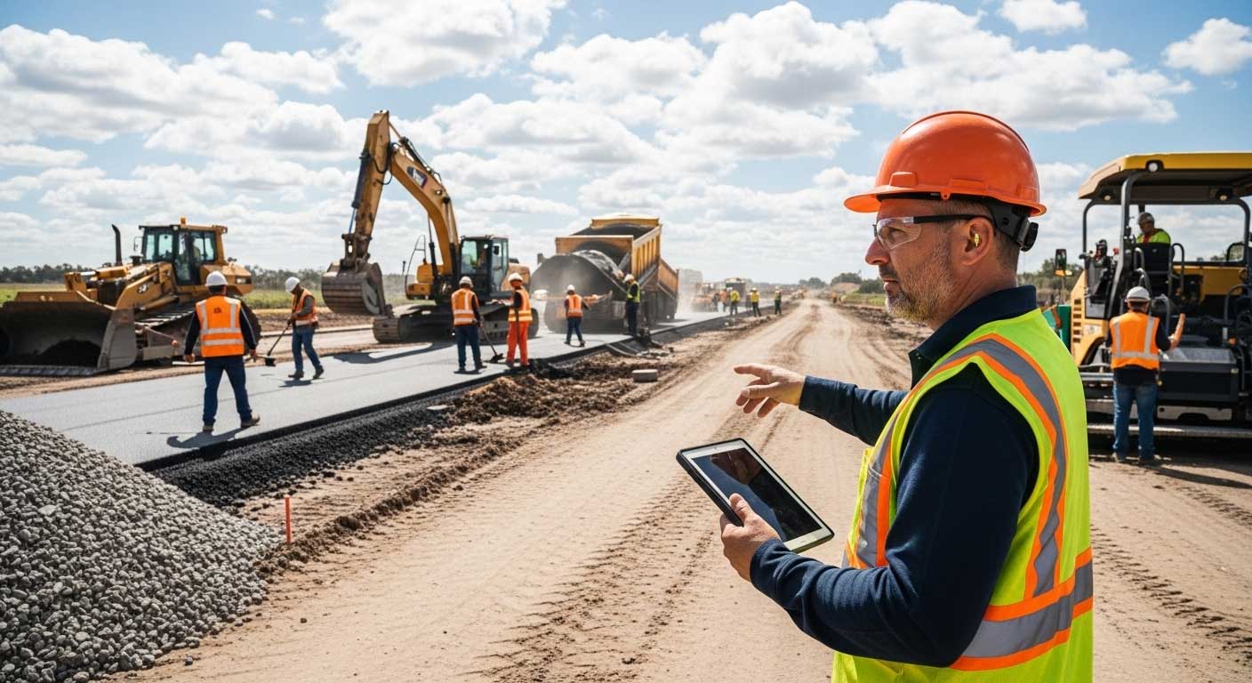 Roadworks site managed with RelayPlan
