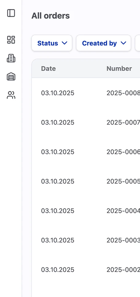 Ordering materials and equipment image 1
