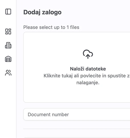 Upravljanje projektov oz. stroškovnih mest slika 3