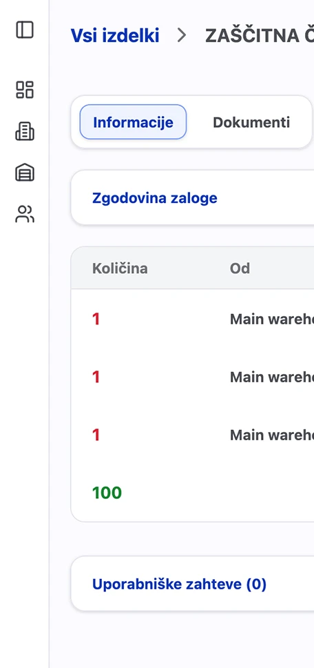 Popis in prenos zaloge in inventure slika 1