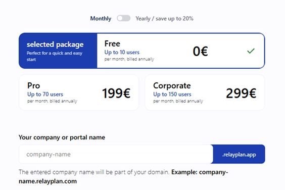 Start for free